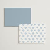 "Coastal crest" - Wedding Weekend Itinerary Cards in Ocean by Creo Study - Back of Card Options