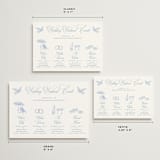 "Coastal crest" - Wedding Weekend Itinerary Cards in Ocean by Creo Study - Formats Available