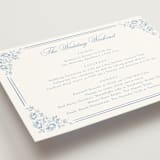 "Constance" - Wedding Weekend Itinerary Cards in Sky by Robert and Stella - Detail