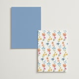 "Everlasting Romance" - Wedding Weekend Itinerary Cards in Meadow by Petra Kern - Back of Card Options