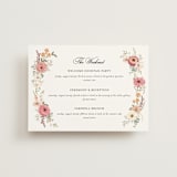 "Cherished" - Wedding Weekend Itinerary Cards in Sunset by Susan Moyal - Front