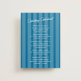 "The Emma" - Wedding Weekend Itinerary Cards in Cerulean by Kristie Kern - Front