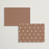"Amari" - Wedding Weekend Itinerary Cards in Ivory by Oma N. Ramkhelawan - Back of Card Options