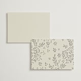 "Milagro" - Wedding Weekend Itinerary Cards in Ivory by Ani Somi - Back of Card Options
