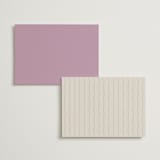 "Lavender Dreams" - Wedding Weekend Itinerary Cards in Lilac Dreams by Design Lotus - Back of Card Options