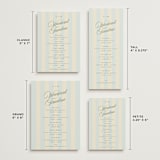 "Gilmore" - Wedding Weekend Itinerary Cards in Sky by Kristie Kern - Formats Available