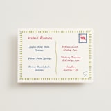 "Retro Palm Springs" - Wedding Weekend Itinerary Cards in Azure by The Fig Studio - Front