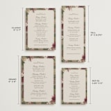 "Verdant" - Wedding Weekend Itinerary Cards in Autumn by Kate Ahn - Formats Available