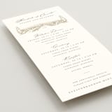 "Vineyard" - Wedding Weekend Itinerary Cards in Champagne by Sarah Brown - Detail
