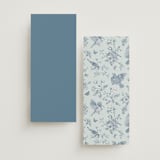 "Empire" - Wedding Weekend Itinerary Cards in Dusty Blue by Jennifer Postorino - Back of Card Options