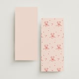 "Cheers to Love" - Wedding Weekend Itinerary Cards in Scarlet by Cass Loh - Back of Card Options