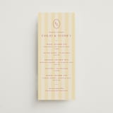 "palmetto" - Wedding Weekend Itinerary Cards in Lemon by Ellen Schlegelmilch - Front