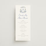 "SweetHearts" - Wedding Weekend Itinerary Cards in Periwinkle by Design Lotus - Front