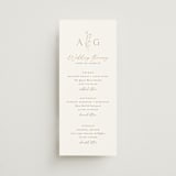 "kouignette" - Wedding Weekend Itinerary Cards in Chiffon by chocomocacino - Front