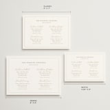 "kouignette" - Wedding Weekend Itinerary Cards in Chiffon by chocomocacino - Formats Available
