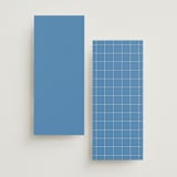 "Brooklyn" - Wedding Weekend Itinerary Cards in Cerulean by Ellen Schlegelmilch - Back of Card Options