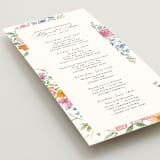 "Floral Pop" - Wedding Weekend Itinerary Cards in Tropical by Itsy Belle Studio - Detail