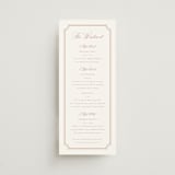 "Avery" - Wedding Weekend Itinerary Cards in Dusty Pink by Jennifer Postorino - Front