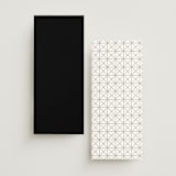 "New York Skyline" - Wedding Weekend Itinerary Cards in Noir by Melinda Denison - Back of Card Options