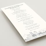 "Boston Toile" - Wedding Weekend Itinerary Cards in Marine by Jenna Holcomb - Detail