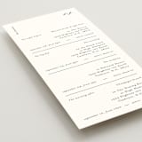 "Tuscany" - Wedding Weekend Itinerary Cards in Ink by Blustery August - Detail