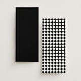 "Formal Minimalist" - Wedding Weekend Itinerary Cards in Silk by Kelly Schmidt - Back of Card Options