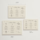 "Milagro" - Wedding Weekend Itinerary Cards in Ivory by Ani Somi - Formats Available