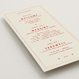 "Coyota" - Wedding Weekend Itinerary Cards in Sierra by Ani Somi - Detail