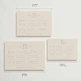 "Lavender Dreams" - Wedding Weekend Itinerary Cards in Lilac Dreams by Design Lotus - Formats Available