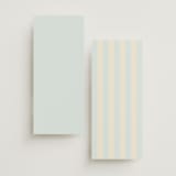 "Gilmore" - Wedding Weekend Itinerary Cards in Sky by Kristie Kern - Back of Card Options