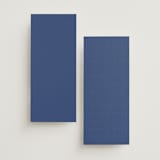 "Vintage Blue" - Wedding Weekend Itinerary Cards in Navy by Becky Nimoy - Back of Card Options