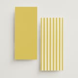 "Calia " - Wedding Weekend Itinerary Cards in Caribbean Citrus by Ani Somi - Back of Card Options