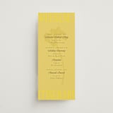 "Bloom" - Wedding Weekend Itinerary Cards in Caribbean Citrus by Morgan Kendall - Front