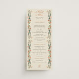 "Garden Heirloom" - Wedding Weekend Itinerary Cards in Garden by Elly - Front