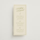 "rory" - Wedding Weekend Itinerary Cards in Olive by Ellen Schlegelmilch - Front