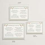 "River Valley" - Wedding Weekend Itinerary Cards in Pine by Paper Sun Studio - Formats Available