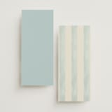 "Amalfi Coast Wedding" - Wedding Weekend Itinerary Cards in Aqua by Chris Griffith - Back of Card Options