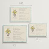 "Amalfi Coast Wedding" - Wedding Weekend Itinerary Cards in Aqua by Chris Griffith - Formats Available