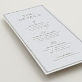 "callum" - Wedding Weekend Itinerary Cards in Lavender by Ellen Schlegelmilch - Detail