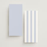 "Marenza" - Wedding Weekend Itinerary Cards in Bluebell by Jessica Williams - Back of Card Options