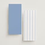 "Constance" - Wedding Weekend Itinerary Cards in Sky by Robert and Stella - Back of Card Options