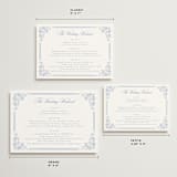 "Constance" - Wedding Weekend Itinerary Cards in Sky by Robert and Stella - Formats Available
