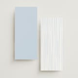 "Bristol" - Wedding Weekend Itinerary Cards in Aqua by Jennifer Wick - Back of Card Options