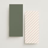 "Penumbra" - Wedding Weekend Itinerary Cards in Garden by Snow and Ivy - Back of Card Options