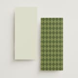 "Swoon" - Wedding Weekend Itinerary Cards in Lemongrass by Sam Dubeau - Back of Card Options
