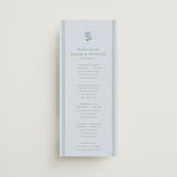 "Hydrangea Vines" - Wedding Weekend Itinerary Cards in Coastal by Madhvi Samimi - Front