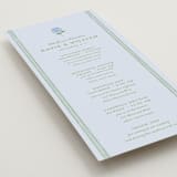 "Hydrangea Vines" - Wedding Weekend Itinerary Cards in Coastal by Madhvi Samimi - Detail