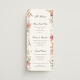 "Cherished" - Wedding Weekend Itinerary Cards in Sunset by Susan Moyal - Front