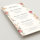 "Cherished" - Wedding Weekend Itinerary Cards in Sunset by Susan Moyal - Detail