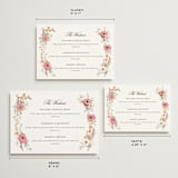 "Cherished" - Wedding Weekend Itinerary Cards in Sunset by Susan Moyal - Formats Available